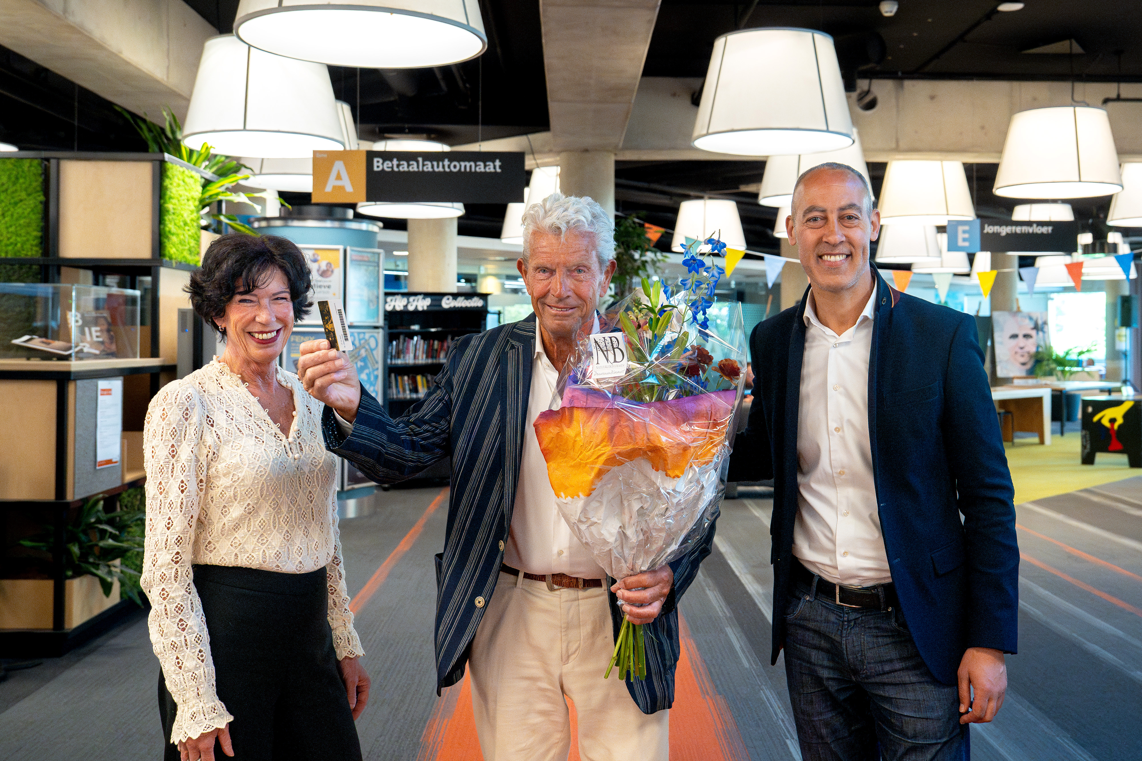 Vlnr: Alice Vlaanderen, Bob de Neef, Said Kasmi. Foto: Mischa Mannot